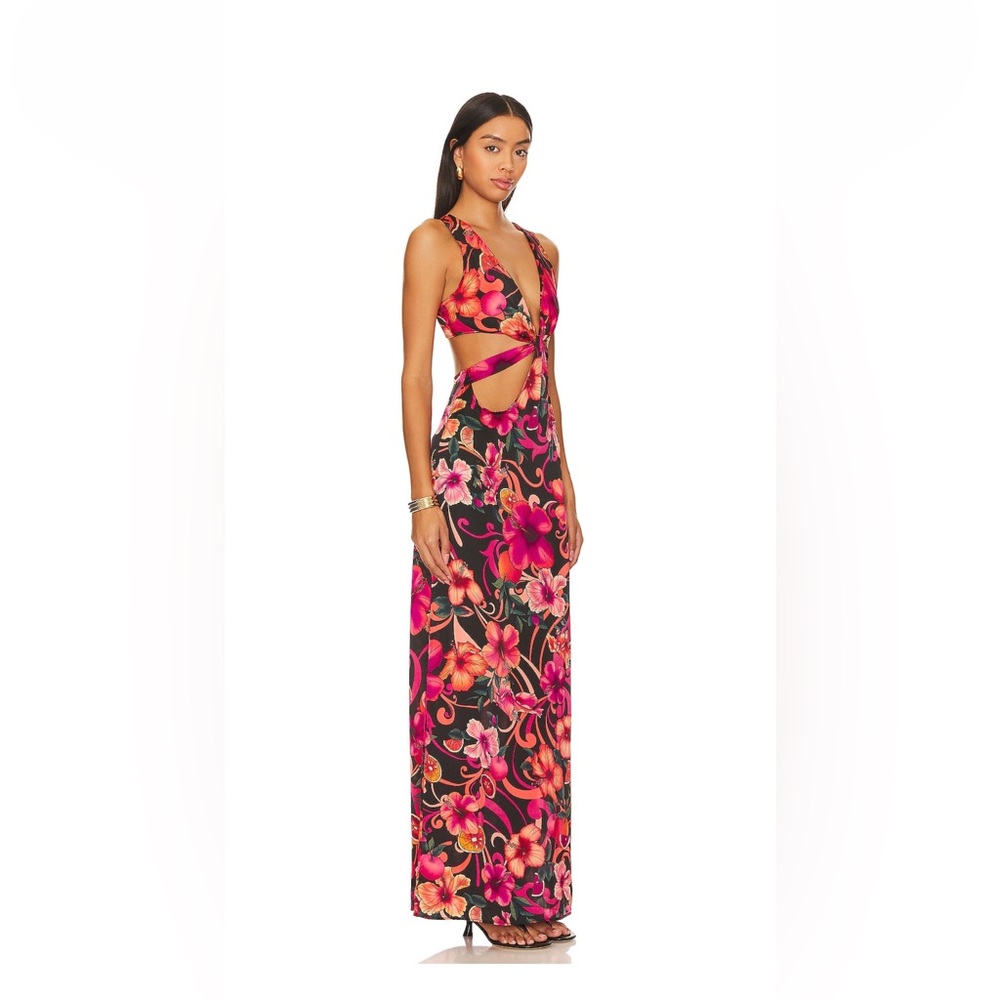 Cin Cin Vega Maxi Dress In Hibiscus Pink *Revolve*